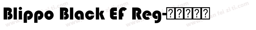Blippo Black EF Reg字体转换